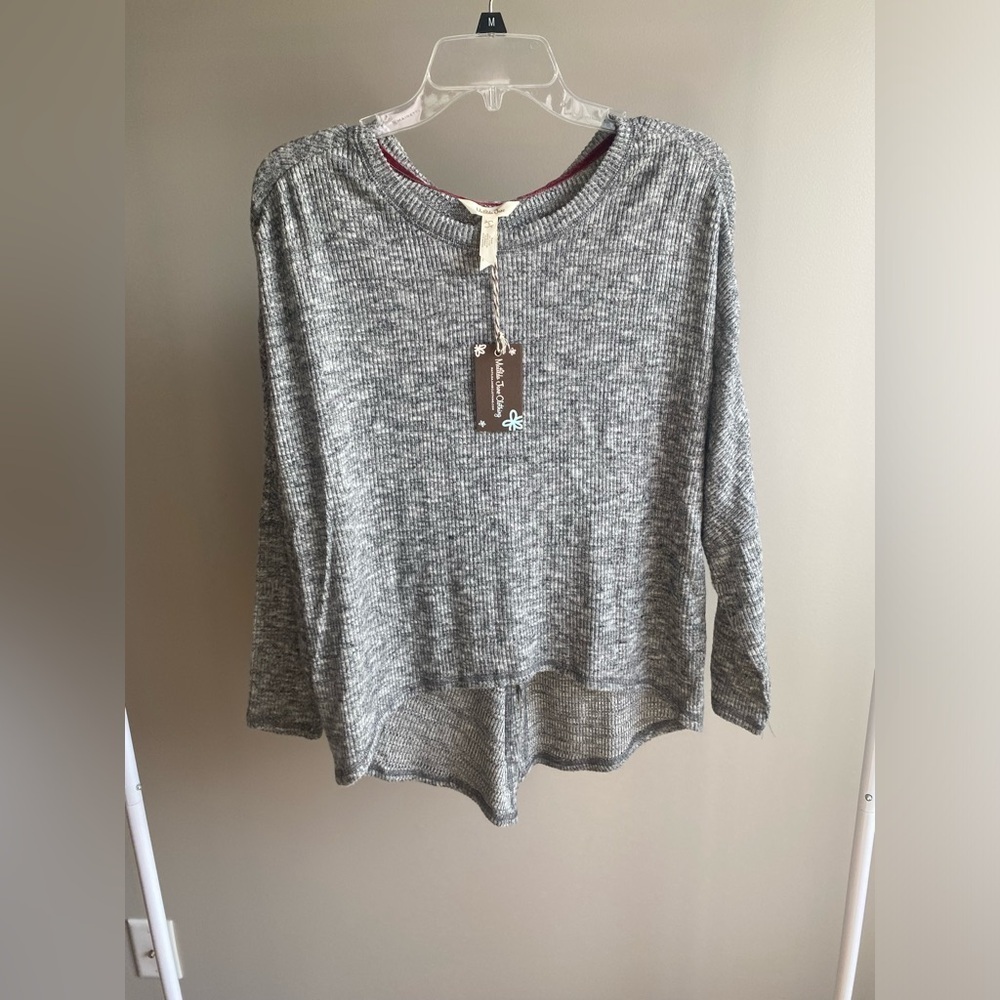 Matilda Jane Kayla drape split back long sleeve top